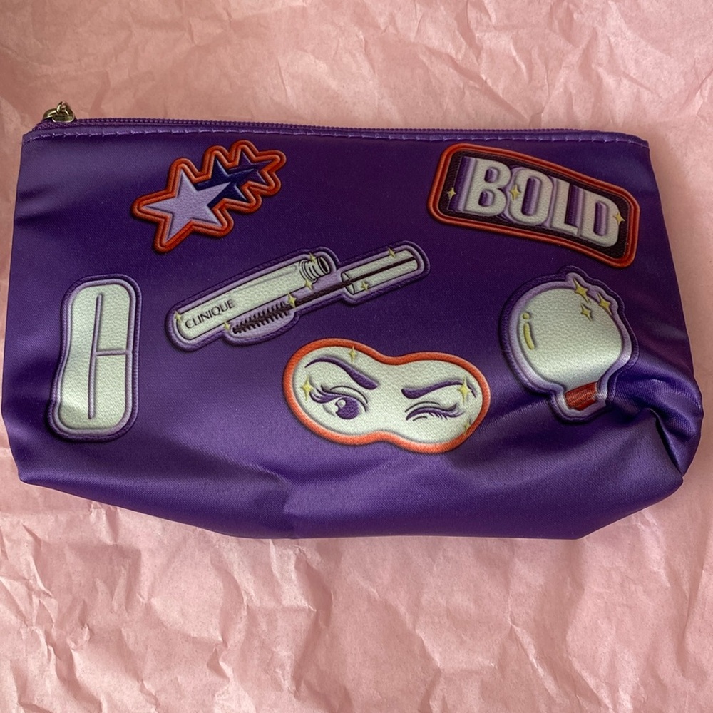 Clinique makeup pouch